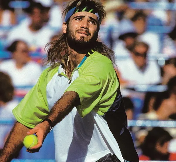 Andre Agassi historical archive image 1