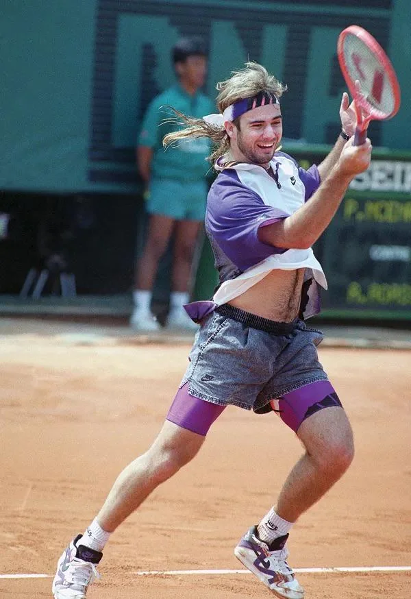 Andre Agassi historical archive image 2