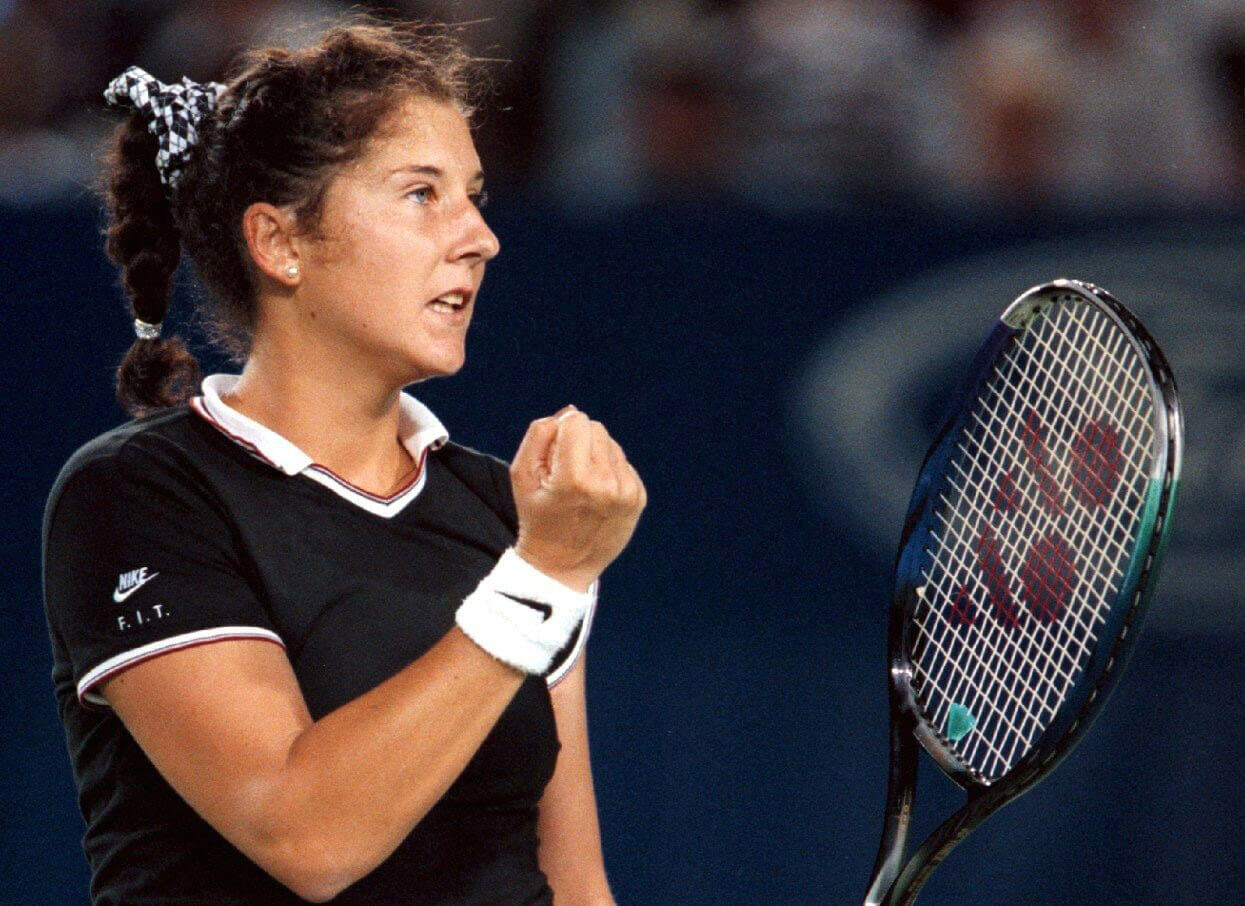 Monica Seles historical archive image 1